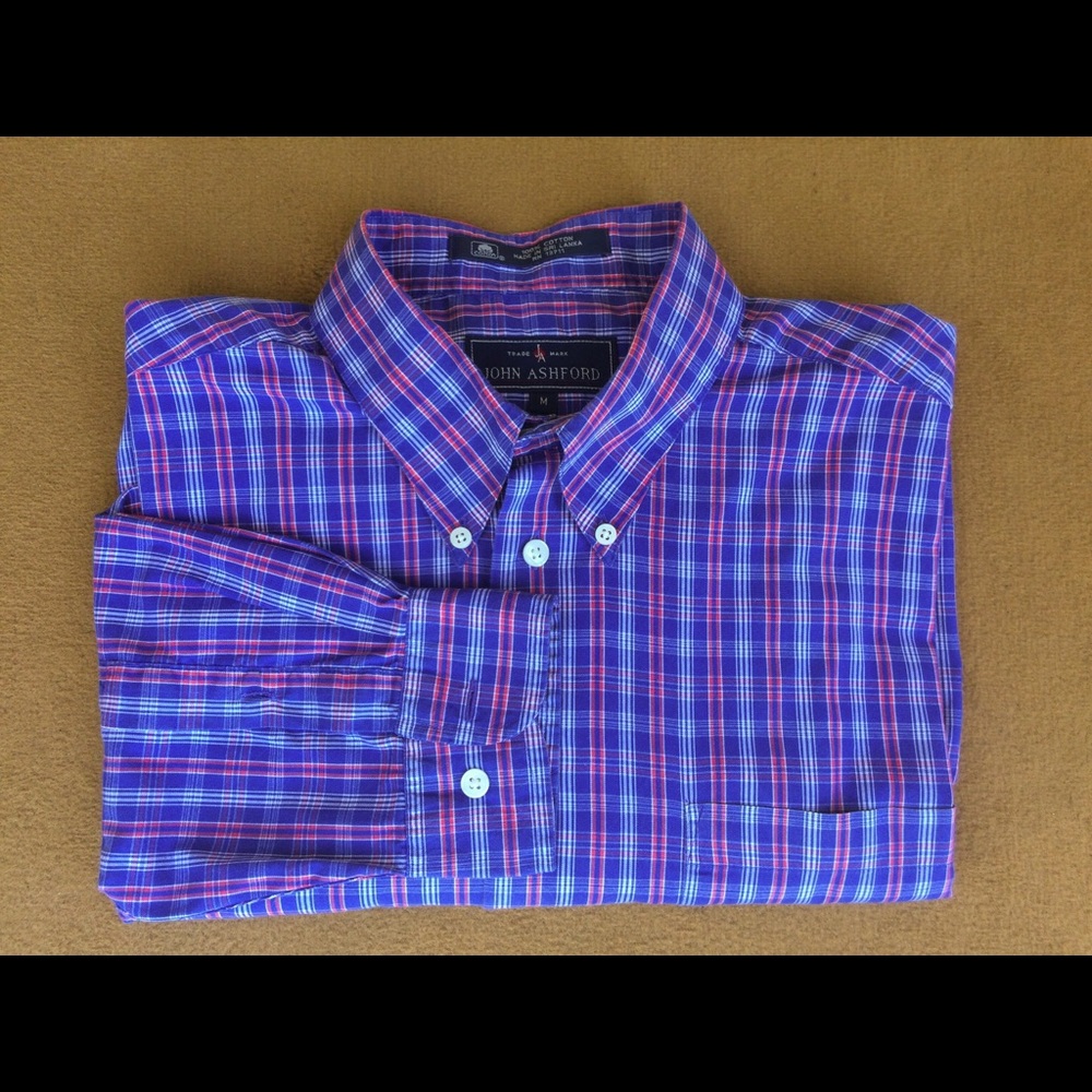 JOHN ASHFORD Button Down Dress Shirt 👔